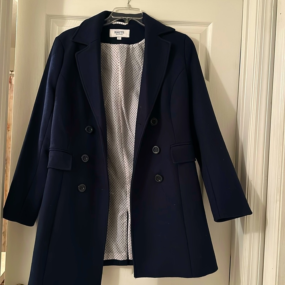 White edition wool coat size L